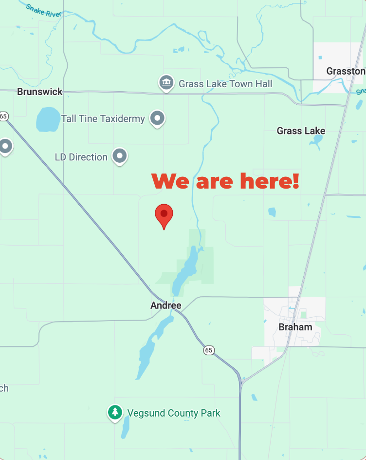 Map showing Rainbow Kennels location